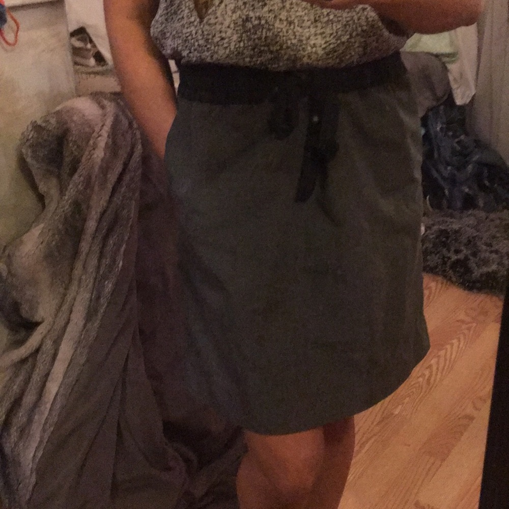 GAP drawstring pencil skirt medium